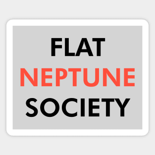 Flat Neptune Society (Dark) Magnet